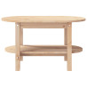 Stolik kawowy, 80x45x45 cm, lite drewno sosnowe