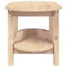 Stolik kawowy, 80x45x45 cm, lite drewno sosnowe
