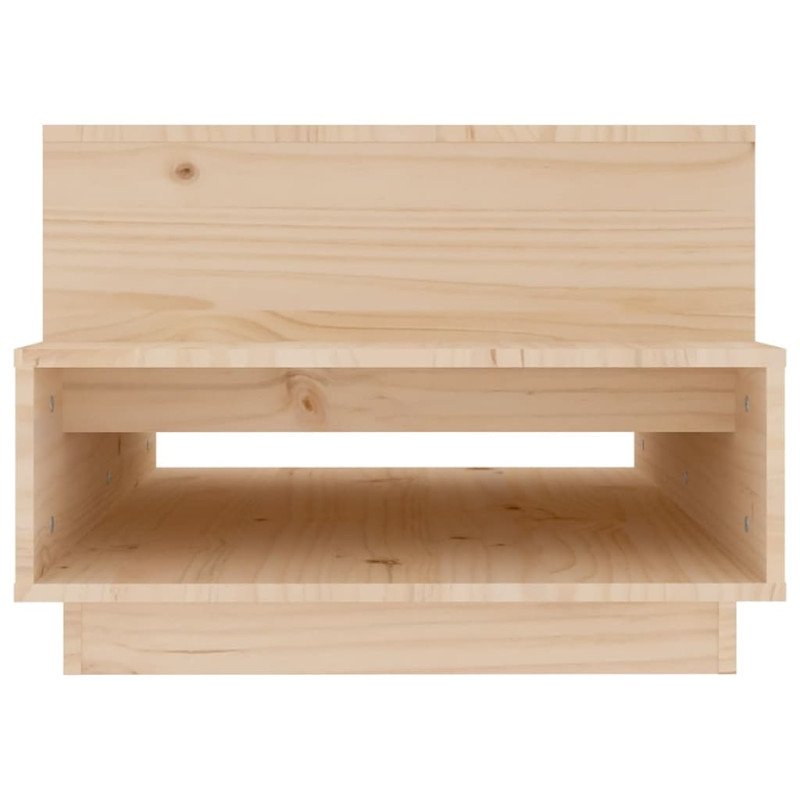 Stolik kawowy, 80x55x40,5 cm, lite drewno sosnowe