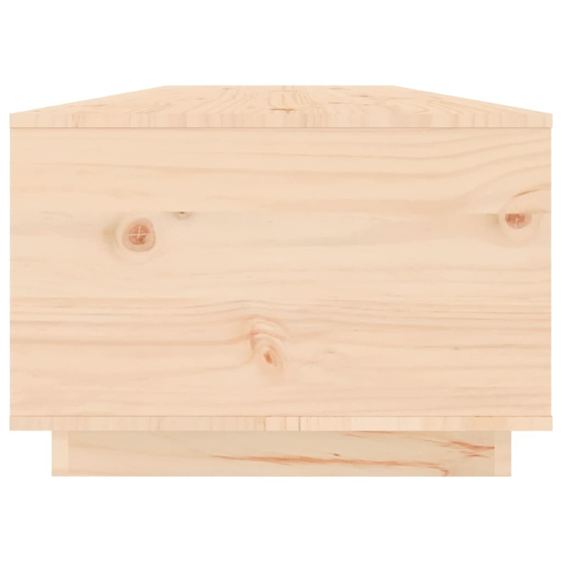 Stolik kawowy, 100x50x35 cm, lite drewno sosnowe