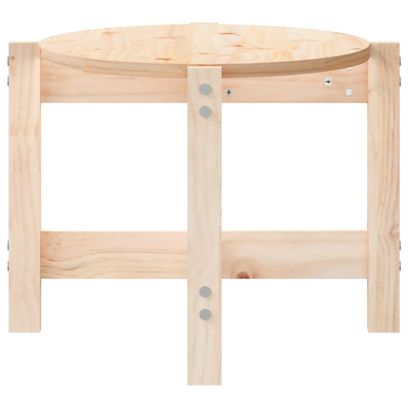 Stolik kawowy, 87x48x35 cm, lite drewno sosnowe