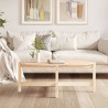 Stolik kawowy, 118x63x45 cm, lite drewno sosnowe