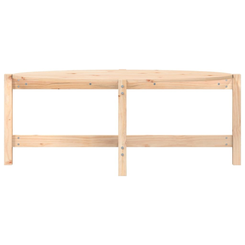 Stolik kawowy, 118x63x45 cm, lite drewno sosnowe