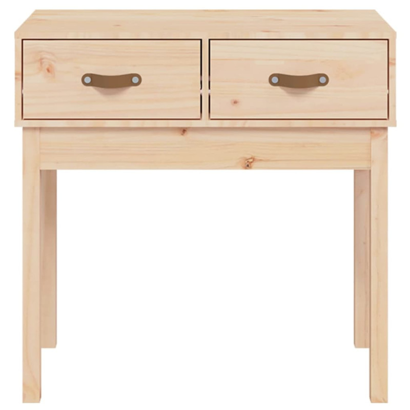 Stolik konsolowy, 76,5x40x75 cm, lite drewno sosnowe