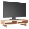 Podstawka na monitor, 60x27x14 cm, lite drewno sosnowe