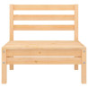 Ogrodowa sofa środkowa, lite drewno sosnowe