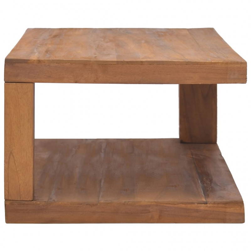 Stolik kawowy, 90 x 50 x 35 cm, lite drewno tekowe