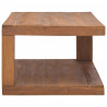 Stolik kawowy, 90 x 50 x 35 cm, lite drewno tekowe
