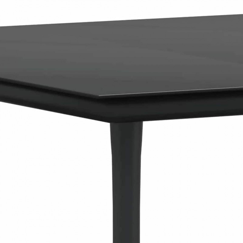Zestaw do jadalni w ogrodzie z poduszką 3 pcs Szary polirattan