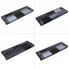 Samoprzylepne nakładki na schody 15 szt. 65x21x4cm czarno-szare