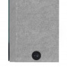 Szafka łazienkowa z lustrem i LED, szarość betonu, 80x12x68 cm