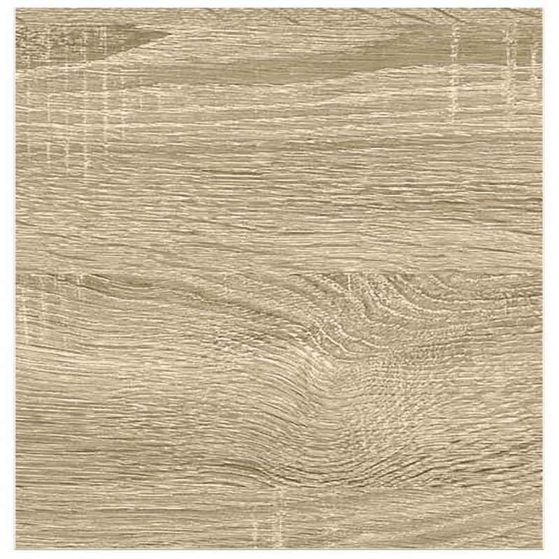 Wisząca półka ścienna, dębowo-biała, 23 x 23,5 x 3,8 cm, MDF