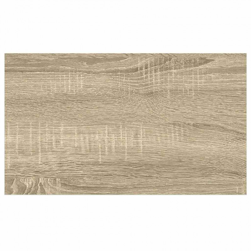Półki ścienne, 4 szt., dębowo-białe, 40 x 23,5 x 3,8 cm, MDF