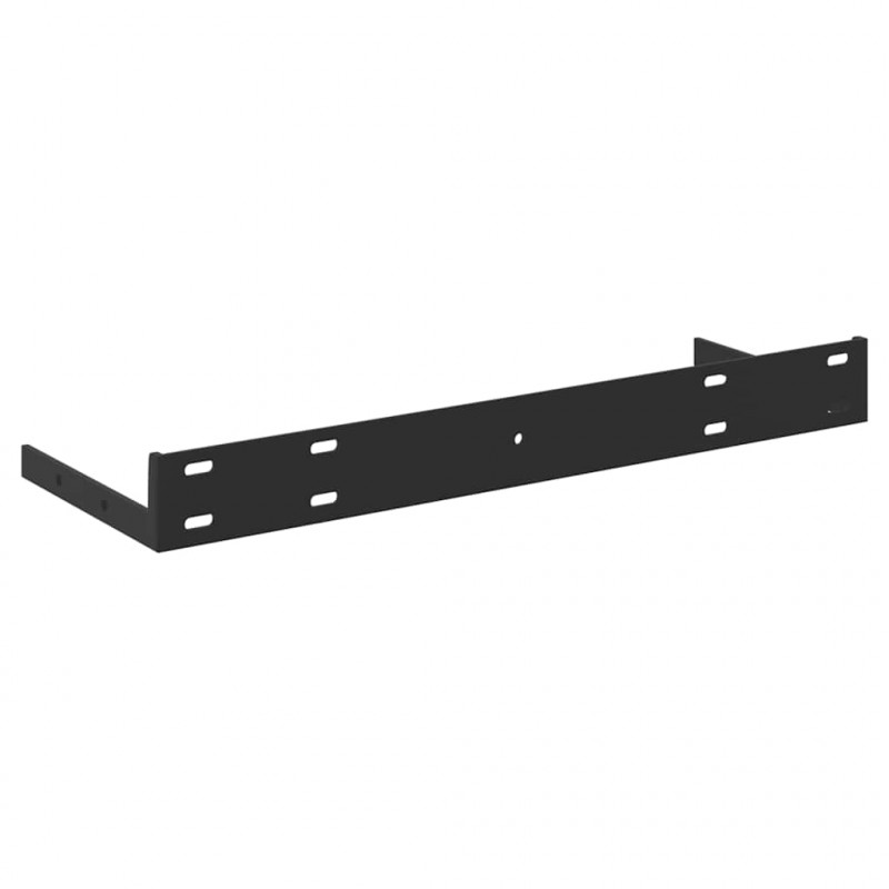 Półki ścienne, 4 szt., dębowo-białe, 40 x 23,5 x 3,8 cm, MDF