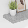 Półka ścienna, szarość betonu, 60x23,5x3,8 cm, MDF