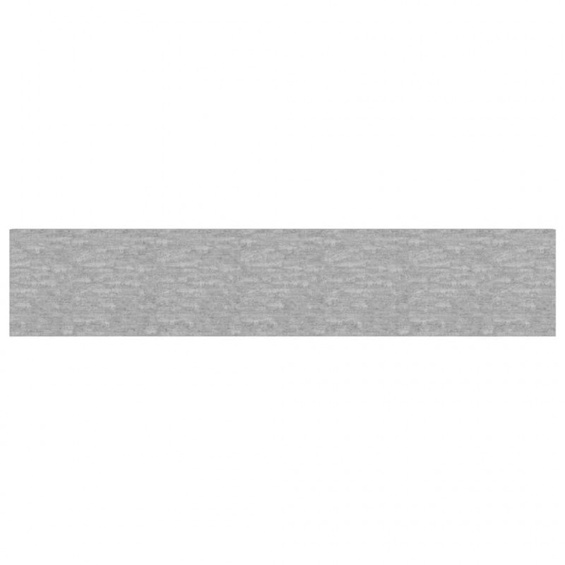 Półki ścienne, 2 szt., szarość betonu, 120 x 23,5 x 3,8 cm, MDF