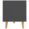 Szafka pod TV, szara, 90x40x48,5 cm, materiał drewnopochodny