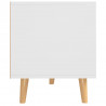 Szafka pod telewizor, biel i dąb sonoma, 90x40x48,5 cm