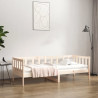 Łóżko dzienne bez materaca, 90x190 cm, lite drewno sosnowe