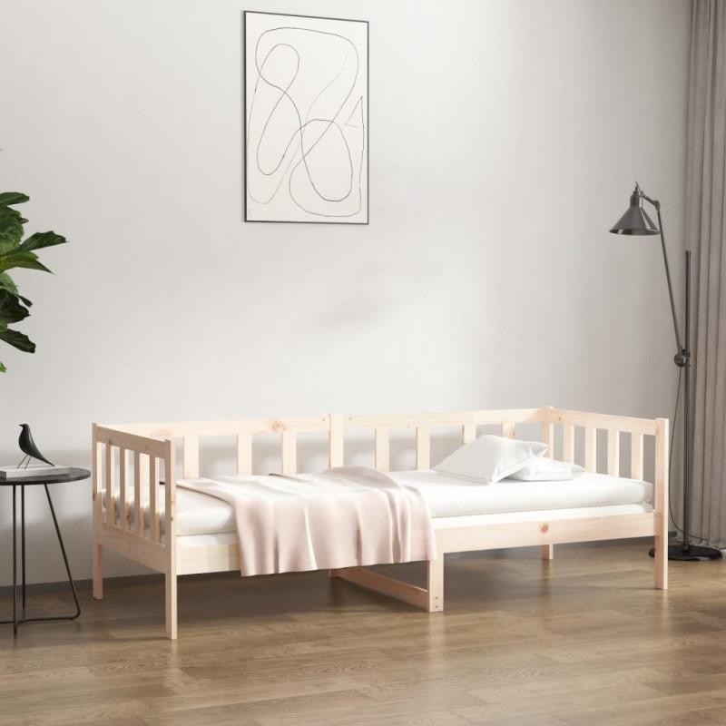 Łóżko dzienne bez materaca, 80x200 cm, sosnowe