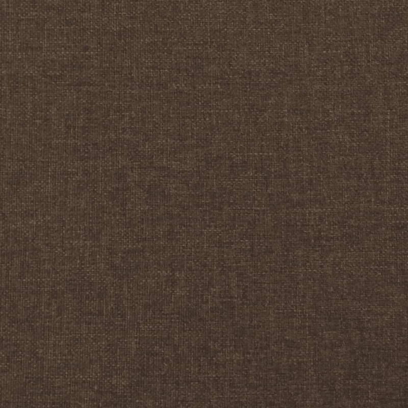 Łóżko kontynentalne z materacem, ciemnobrązowe, 120x190 cm
