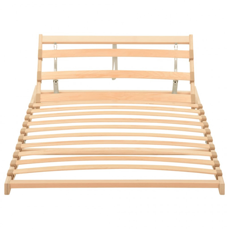 Stelaż do łóżka z 13 listwami, regulacja wezgłowia, 70x200 cm