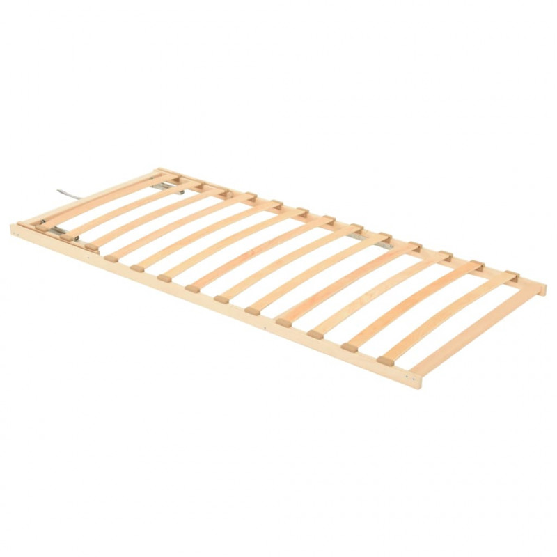 Stelaż do łóżka z 13 listwami, regulacja wezgłowia, 90x200 cm