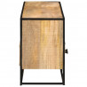 Szafka pod telewizor, 110x30x45 cm, surowe drewno mango