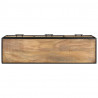 Szafka pod telewizor, 110x30x45 cm, surowe drewno mango