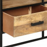 Szafka pod telewizor, 110x30x45 cm, surowe drewno mango