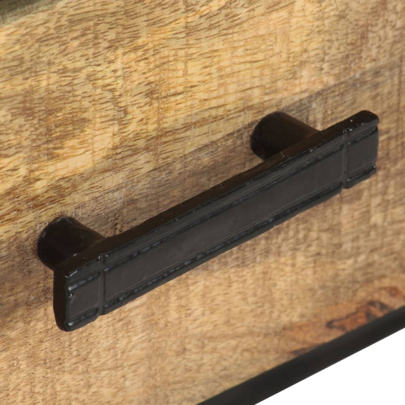 Szafka pod telewizor, 110x30x45 cm, surowe drewno mango