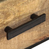 Szafka pod telewizor, 110x30x45 cm, surowe drewno mango