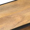 Szafka pod telewizor, 110x30x45 cm, surowe drewno mango