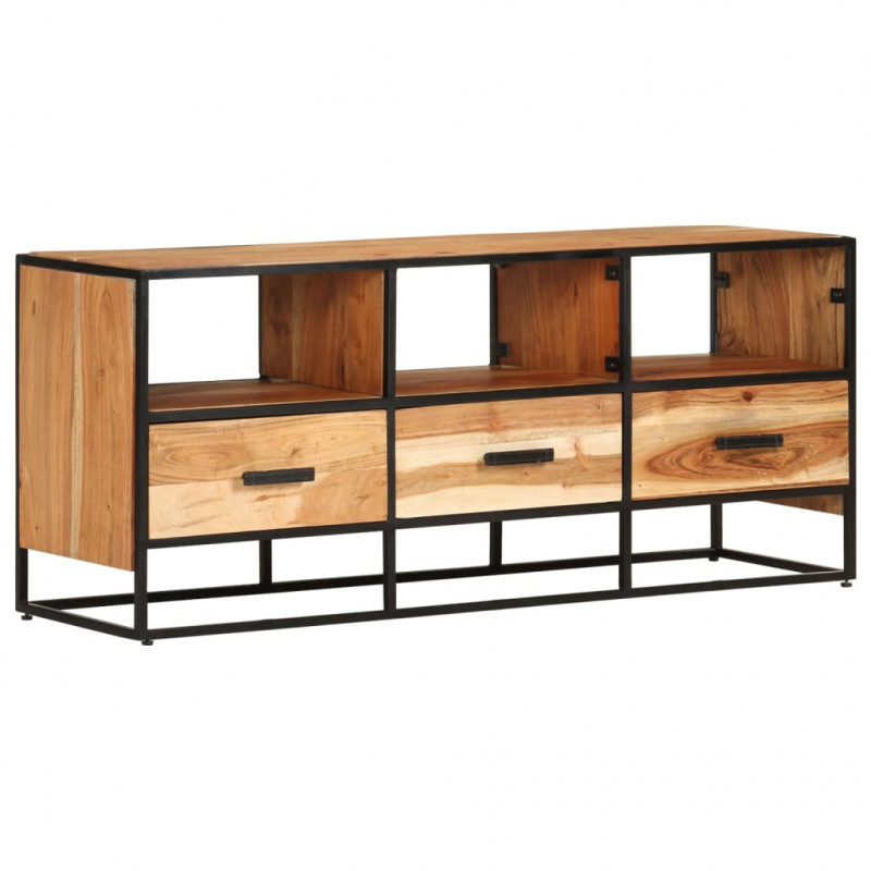 Szafka pod telewizor, 110x30x45 cm, lite drewno akacjowe