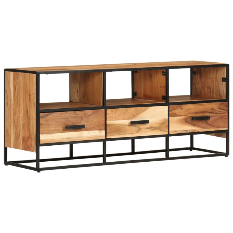Szafka pod telewizor, 110x30x45 cm, lite drewno akacjowe