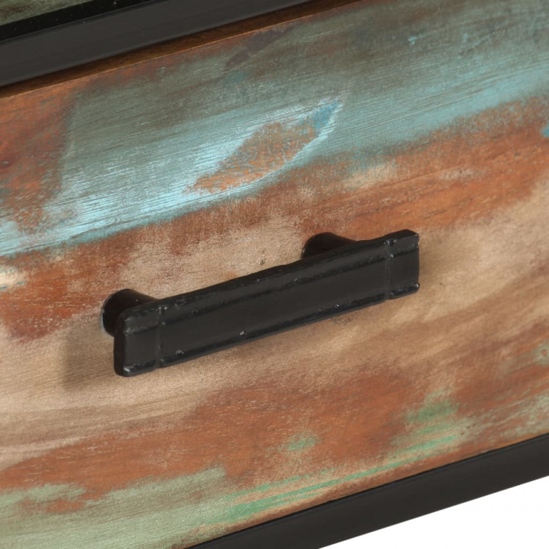 Szafka pod TV, 110x30x45 cm, lite drewno odzyskane