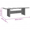 11-cz. zestaw ogrodowych mebli bistro z poduszkami, beżowy