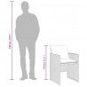 9-cz. zestaw mebli ogrodowych z poduszkami, beżowy, polirattan