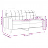4-cz. zestaw sof z podnóżkiem, kolor taupe, obity tkaniną