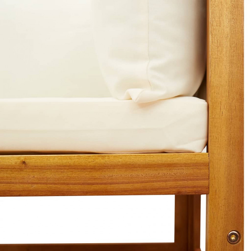 10-cz. zestaw wypoczynkowy do ogrodu, z poduszkami, akacjowy