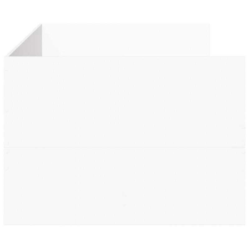 Łóżko dzienne z szufladami, bez materaca, białe, 90x200 cm