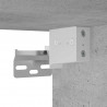 Wąska szafka, szarość betonu, 50x42,5x225 cm