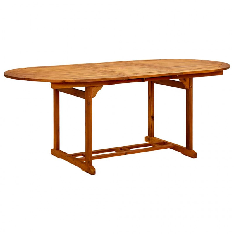 7-cz. zestaw mebli ogrodowych, beżowy, tkanina i drewno