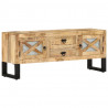 Szafka pod telewizor, 110x30x45 cm, surowe drewno mango