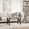 Stolik kawowy z nogami w kształcie litery Y 100x50x45,5 cm
