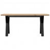Stolik kawowy z nogami w kształcie litery Y 100x50x45,5 cm