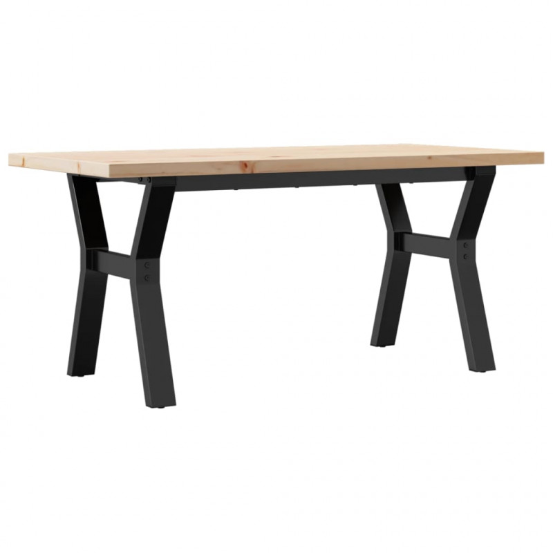 Stolik kawowy z nogami w kształcie litery Y 100x50x45,5 cm