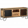Szafka pod telewizor, 110x31x46 cm, surowe drewno mango