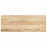 Stopnie schodowe, 4 szt., surowe, 70x25x2cm, lite drewno dębowe
