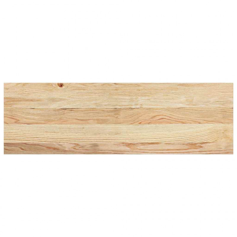 Stopnie schodowe, 4 szt., surowe 80x25x2 cm lite drewno dębowe